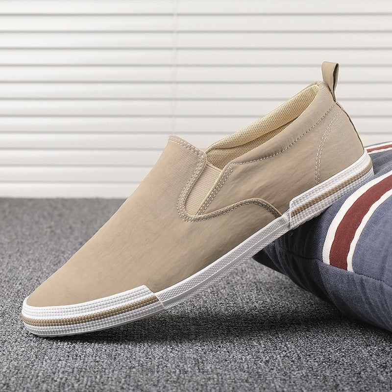Autumn New Casual Versatile Canvas Cloth Shoes Khaki - D&A