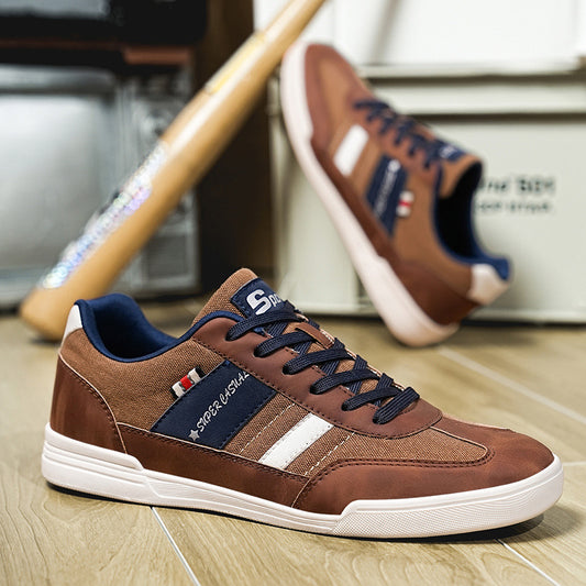 New Plus Size Denim Men's Outdoor Casual Shoes - D&A