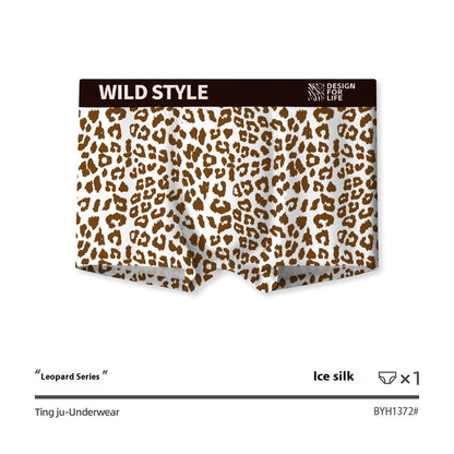 Ice Silk Underwear Leopard Print BYH1372 - D&A