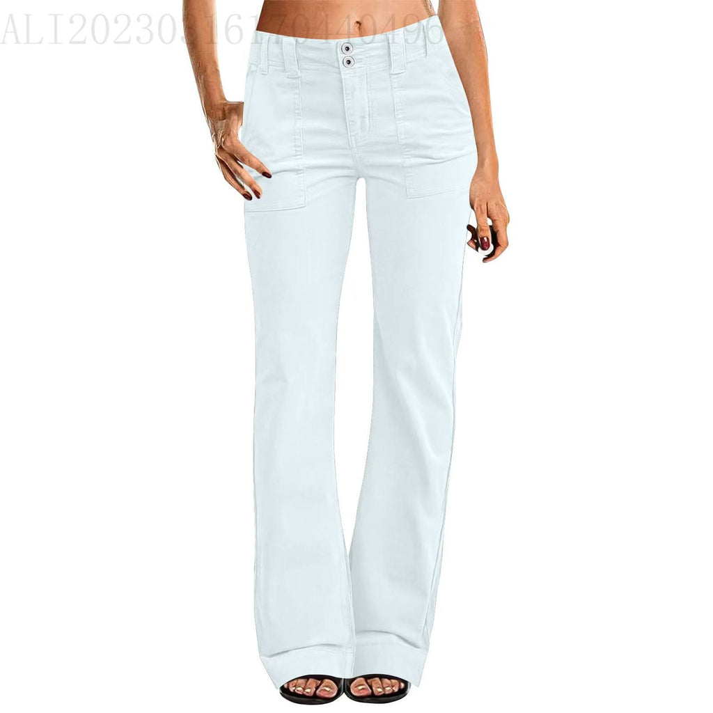 Lightweight Sports Pants Zipper Pocket Exercise Workout Pants - D&A