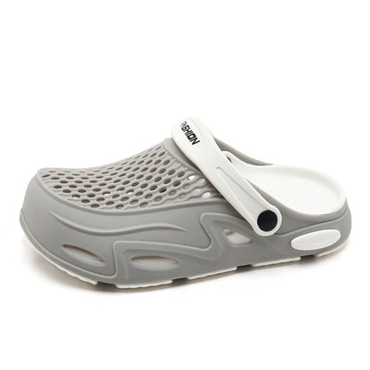 Men's Summer Closed Toe Non-slip Breathable Beach Slippers - D&A