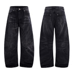 American Washed Old Lightning Crack Jeans - D&A