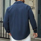 Corduroy Tooling Thick Long Sleeves Coat Shirt Outdoor Casual Retro - D&A
