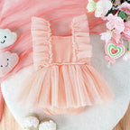 Jumpsuit Baby Net Skirt Princess Poris Dress Baby Skirt Baby Body Pants Jumpsuit - D&A