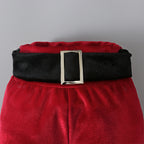 Winter Christmas Long-sleeved Shirt Bell Bottoms Hat Three-piece Children's Clothing - D&A