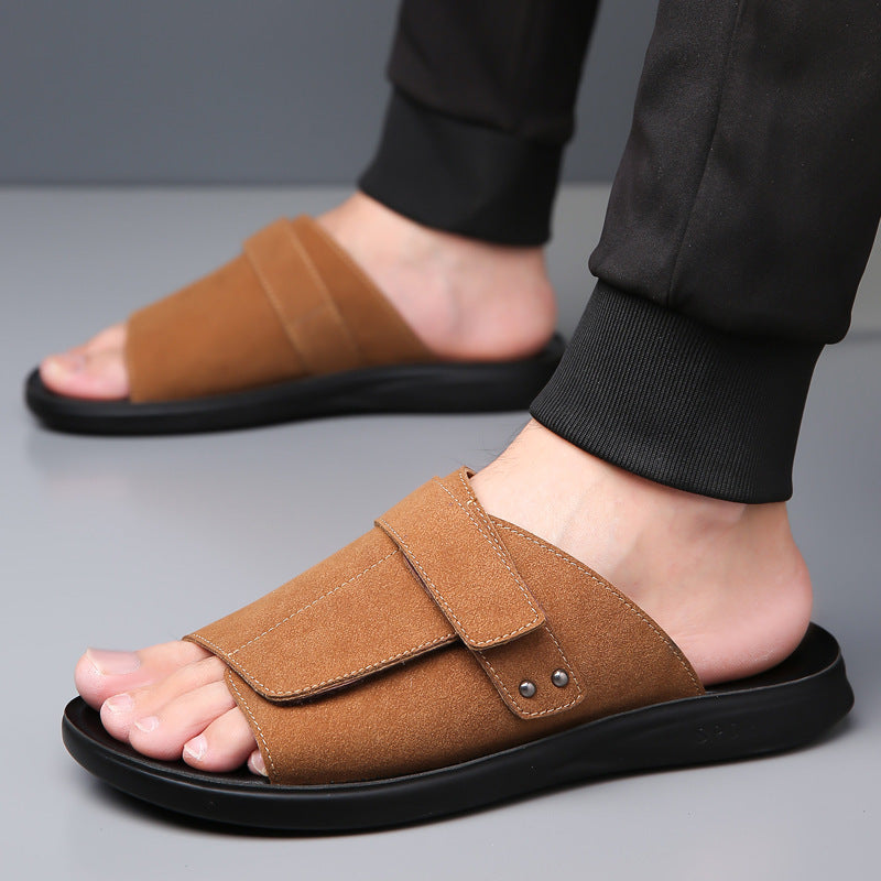 Summer Fashion All-matching Lightweight Youth Men's Slippers - D&A