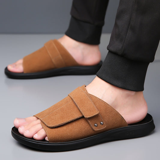 Summer Fashion All-matching Lightweight Youth Men's Slippers - D&A