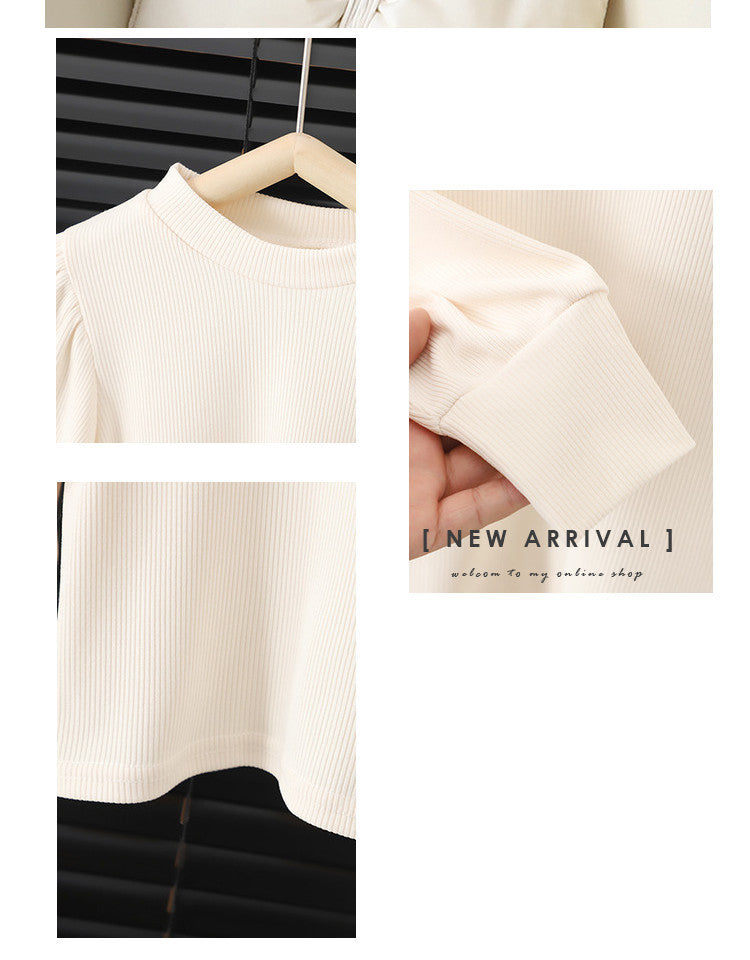 Baby Girl Round-neck Long-sleeved Dress Suit - D&A