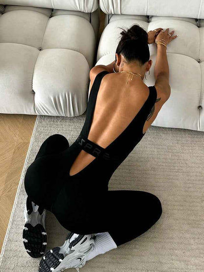 Yoga Tight Jumpsuit One-piece High Elastic Fitness One-piece