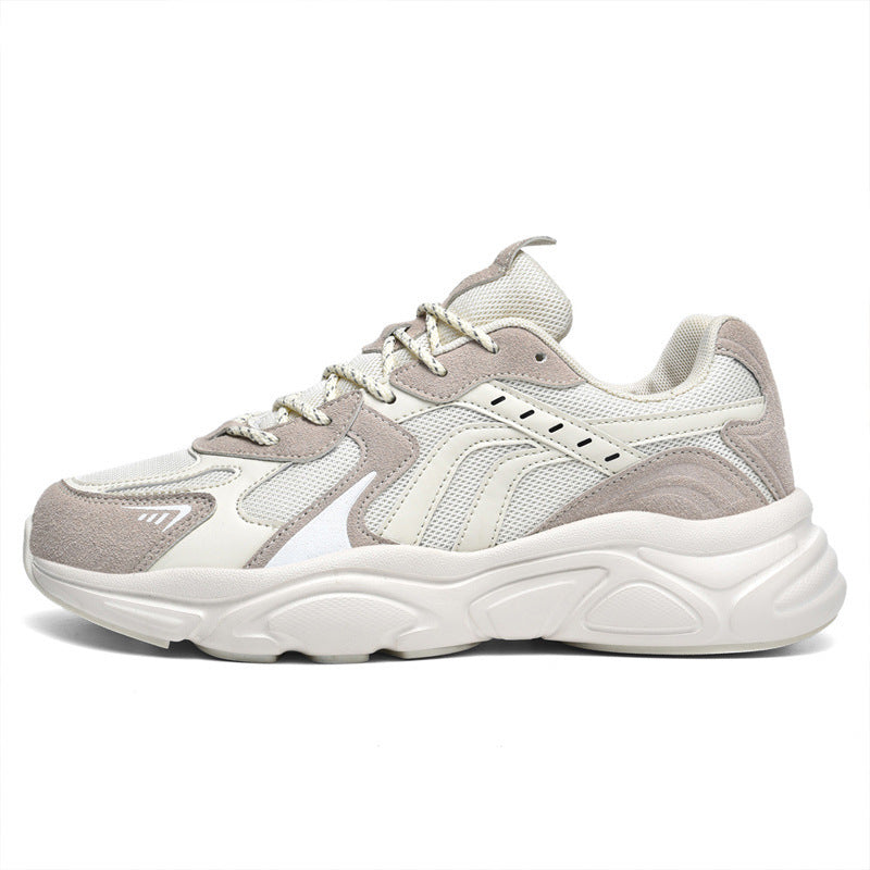 Fashionable All-Match Platform Fashion Shoes Beige - D&A