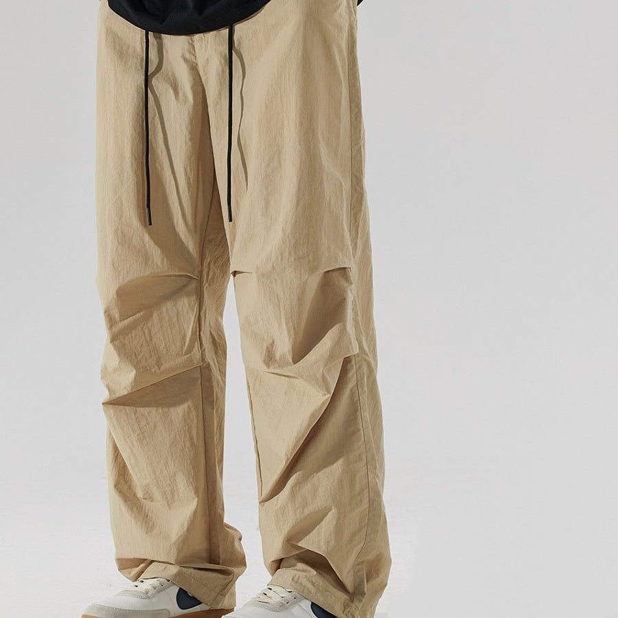 Casual Pants Men's Thin Ice Silk Loose Straight - D&A