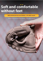 Welder Safety Shoes With Male Steel Toe Caps For Anti Smashing And Anti Piercing - D&A