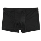 Men's Boxer Ice Silk Underwear Cup Combination U Convex Sexy - D&A