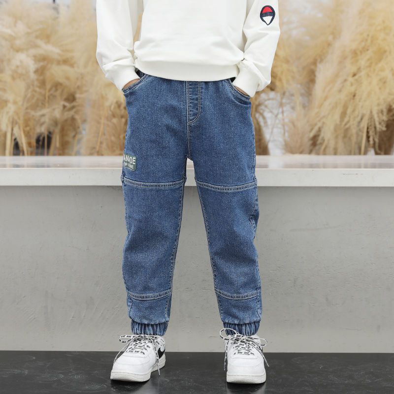 Boys' Jeans Spring And Autumn Models New Spring Blue b - D&A