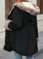 Women's Warm And Fashionable Jacket With Soft Thermal Lined And Pockets - D&A