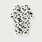 Autumn Thin Baby Pajamas And Baby Onesies Cow - D&A