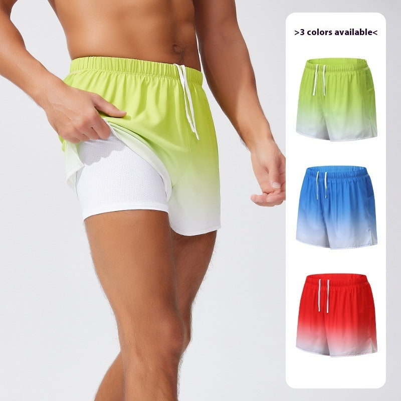 Men's And Women's Double-layer Swimming Loose Beach Pants - D&A