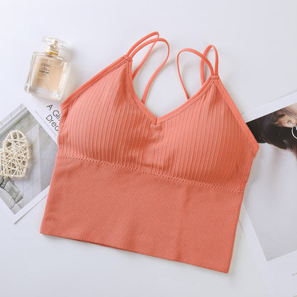 Fashion Base Camisole Underwear For Women Rose Red Free Size - D&A