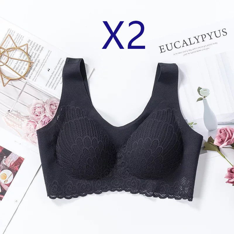Underwear lace bra Black2pcs - D&A