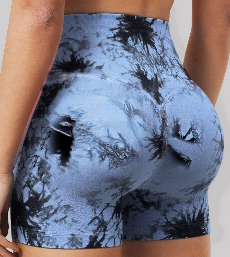 Machine Bag Waist Hugging Peach Hip Yoga Shorts 4 Style - D&A