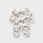 Light And Soft Bamboo Fiber Baby Jumpsuit Nordic Semicircle - D&A