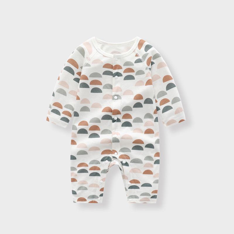 Light And Soft Bamboo Fiber Baby Jumpsuit Nordic Semicircle - D&A