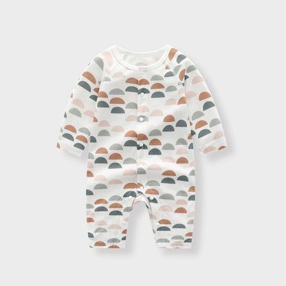 Light And Soft Bamboo Fiber Baby Jumpsuit Nordic Semicircle - D&A