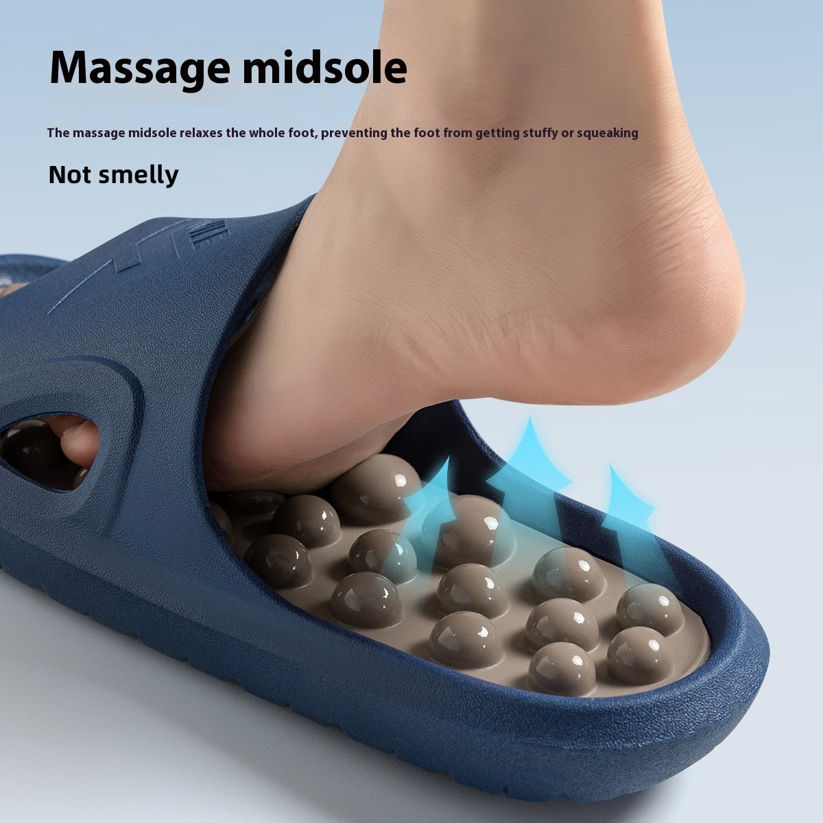 Ball Massage Sandals Bathroom Bath Non-slip Wear-resistant Anti-slip Bath Mat Pedicure - D&A