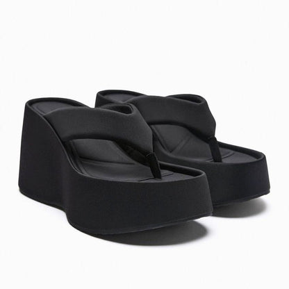 Platform Platform Flip-flops Women's Outdoor Slippers - D&A