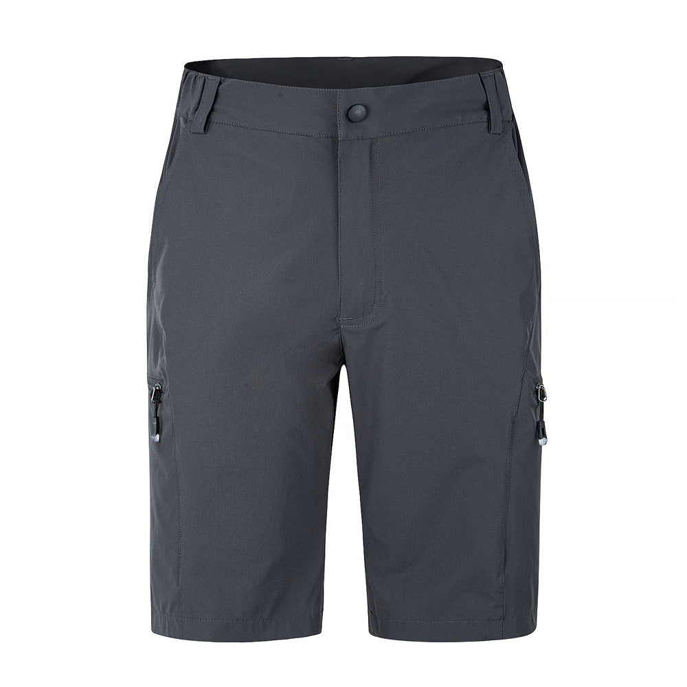 Outdoor Quick-dry Casual Stretch Sports Shorts Dark Gray - D&A