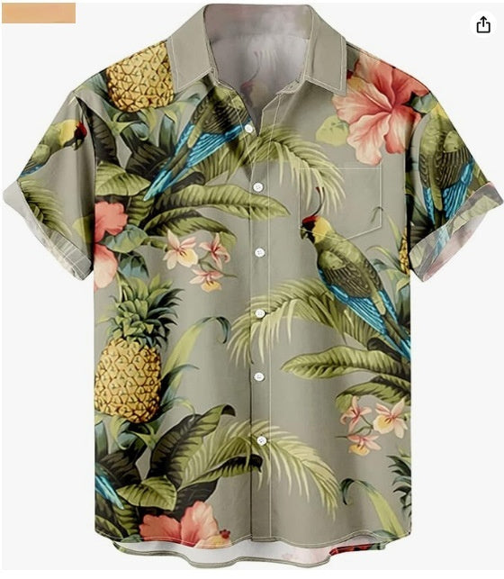 Men's Cardigan Plus Size Short Sleeve KD1634 - D&A