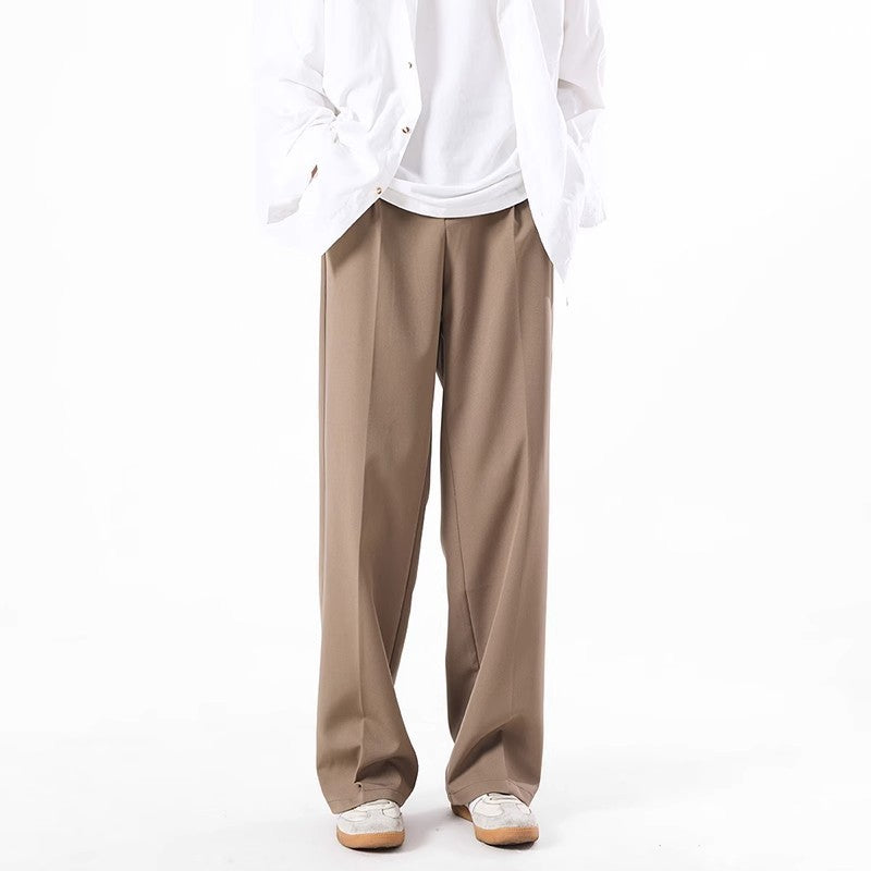 High-grade Black Weila Anti-wrinkle Suit Pants Brown - D&A