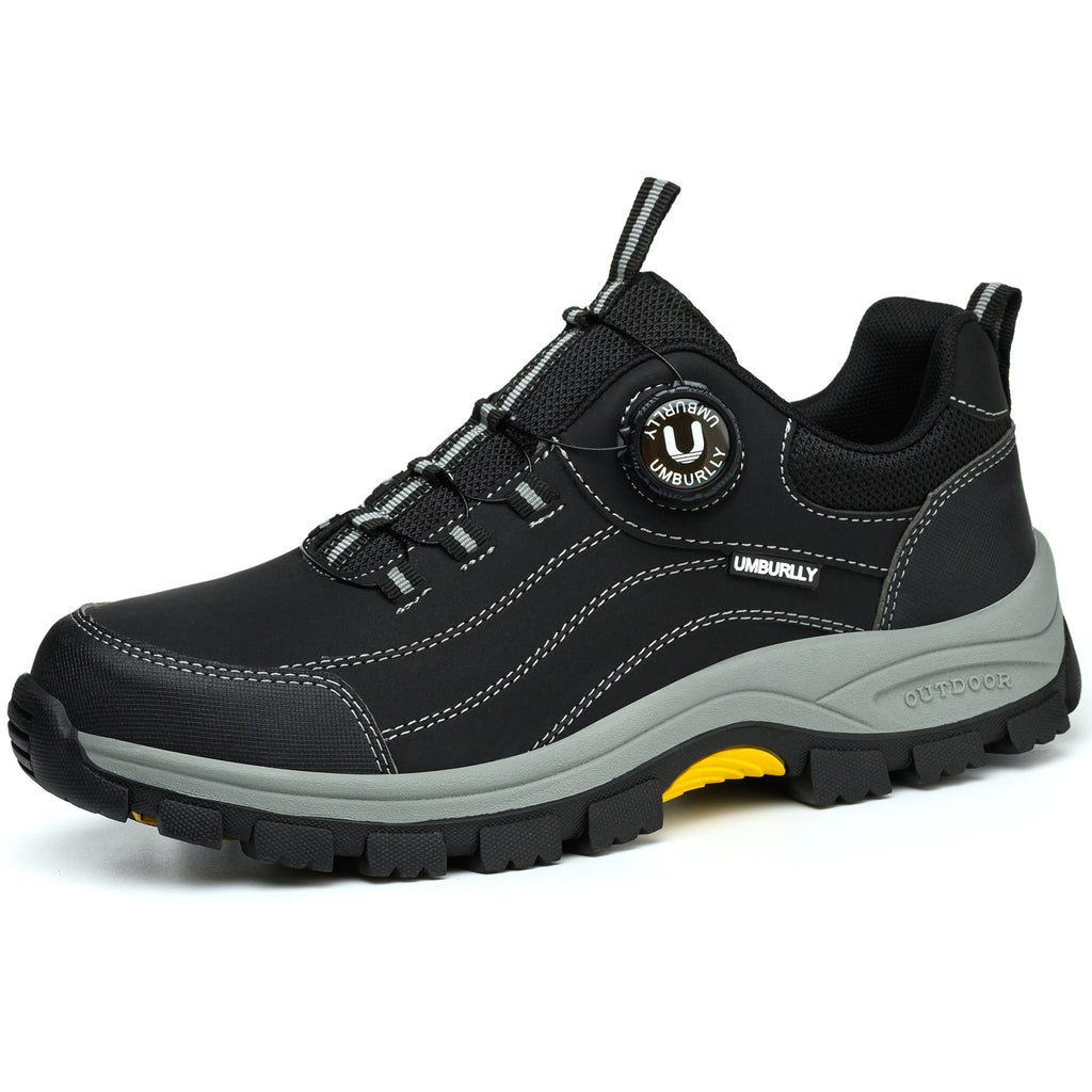 Wear Resistant Safety Work Shoes For All Seasons FZ517 Black - D&A