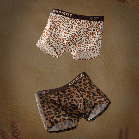 Ice Silk Underwear Leopard Print - D&A