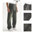 Men's Retro Distressed Machete Sweatpants Loose Casual Pants - D&A
