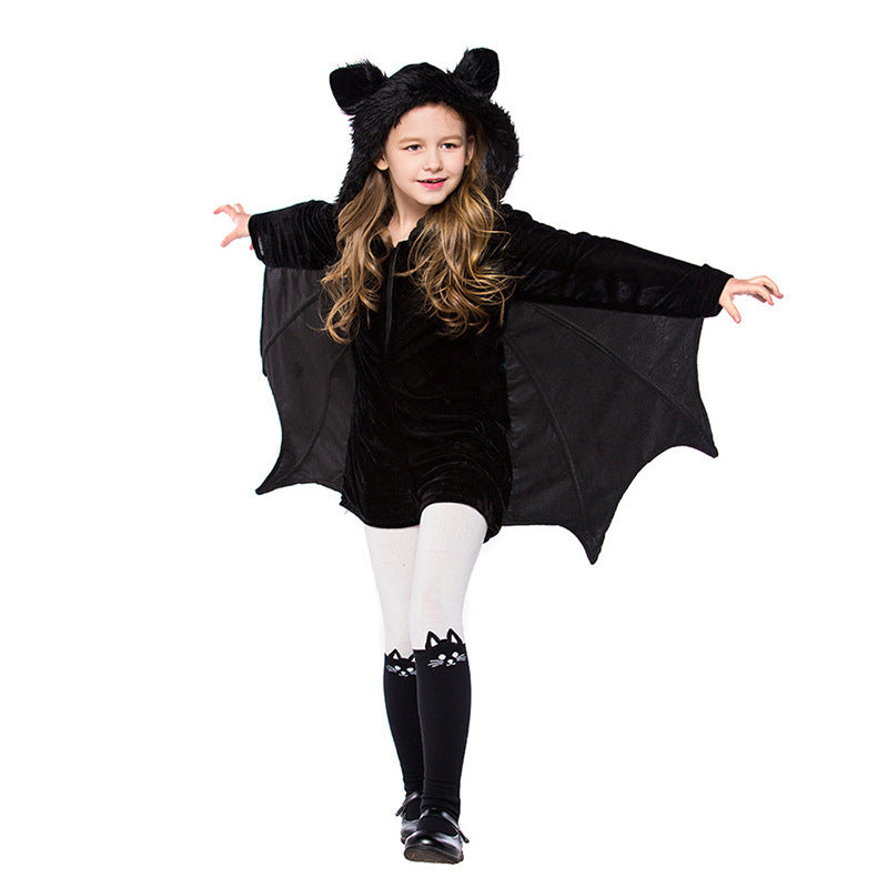 Halloween Children's Costume Black Bat Cosplay Costumes - D&A