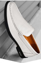 Breathable One Foot Leather Shoes With Leather Covers - D&A