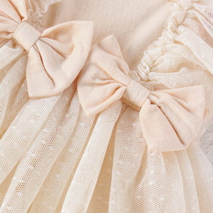 Jumpsuit Baby Net Skirt Princess Poris Dress Baby Skirt Baby Body Pants Jumpsuit - D&A