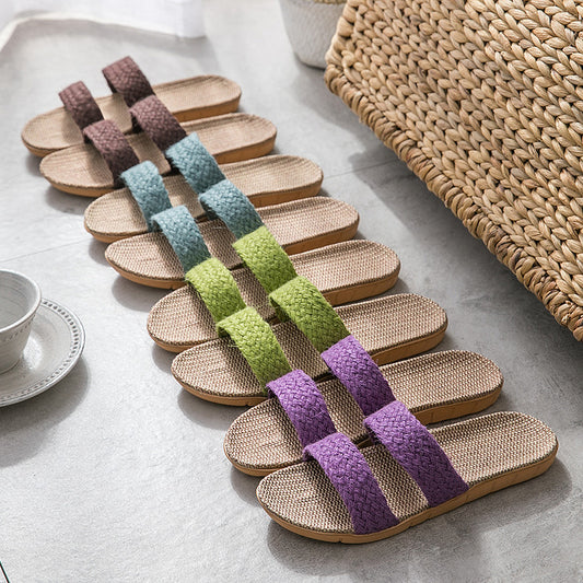 Women's Indoor Floor Platform Non-slip Flip-flops Household Slippers - D&A