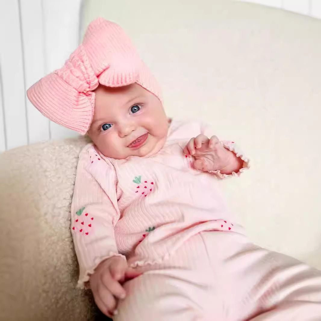 Infant Printing 3-piece Set Suit - D&A