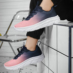Men's Shoes Travel Mesh Breathable Comfortable Platform Sneaker - D&A