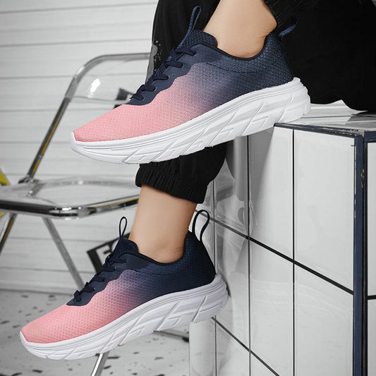 Men's Shoes Travel Mesh Breathable Comfortable Platform Sneaker - D&A