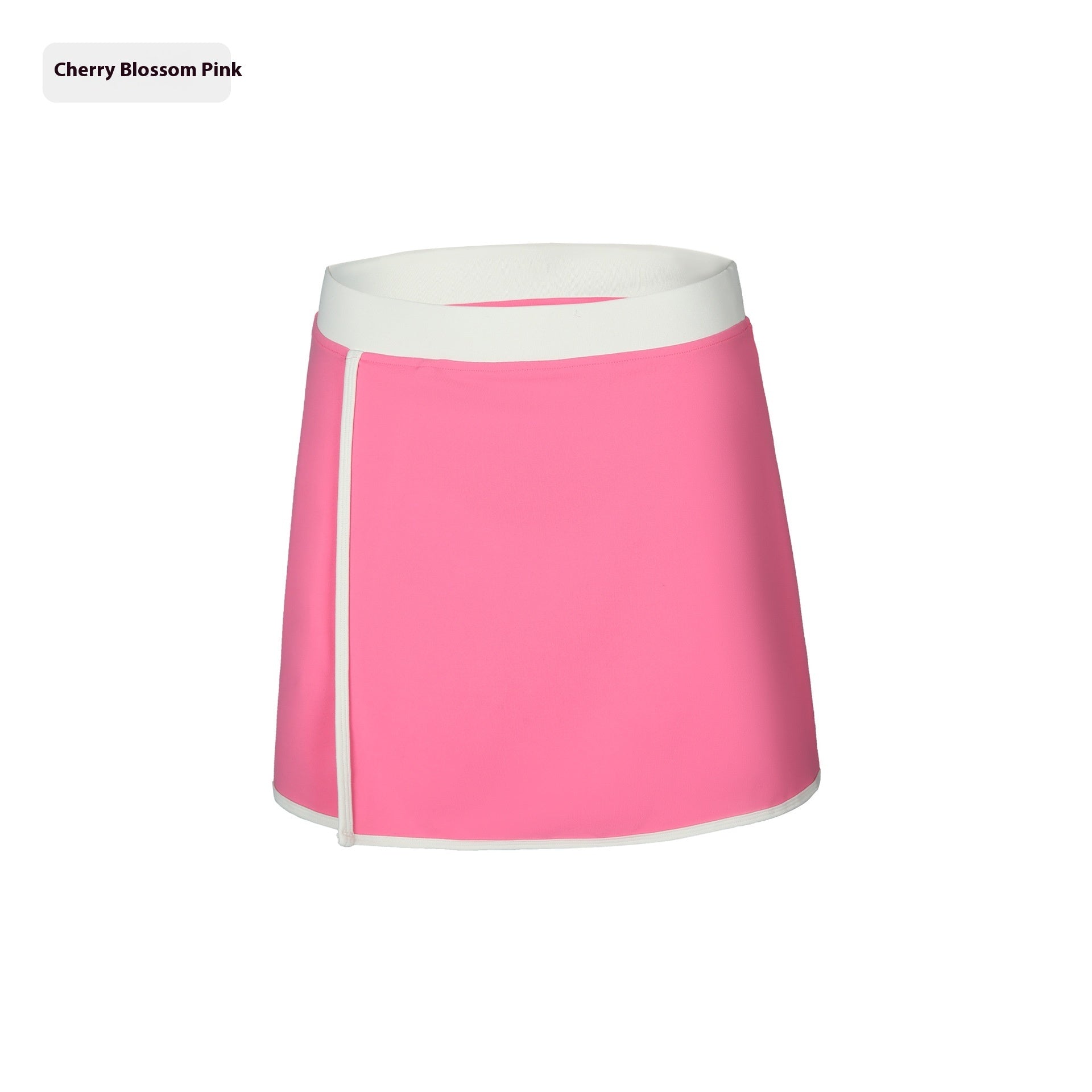 Outdoor Fitness Split A- Line Sports Skirt Cherry Blossom Powder - D&A