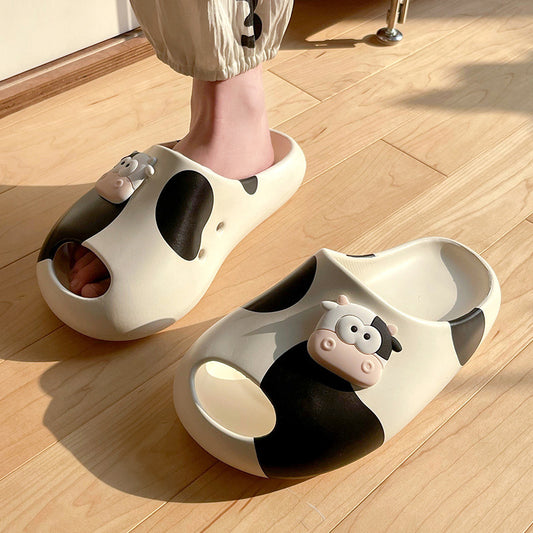 Thick-soled Cartoon Cute Slippers Outerwear - D&A