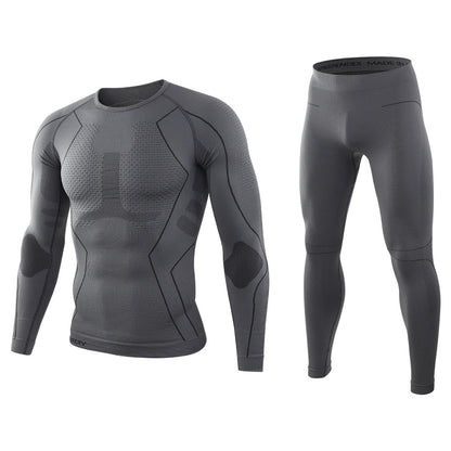 New Sports Knitted Thermal Underwear Gray - D&A
