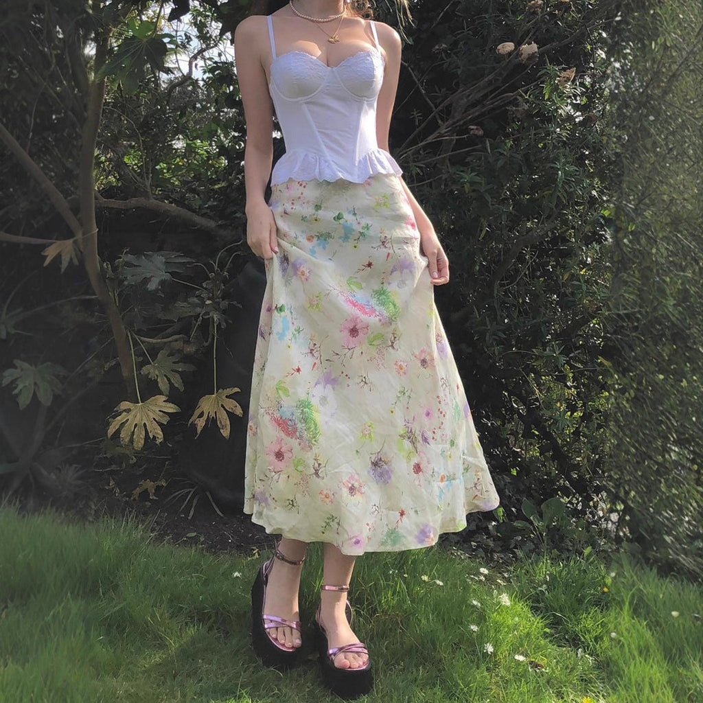 Sweet Girl Waist Slimming Long Fishtail Skirt - D&A