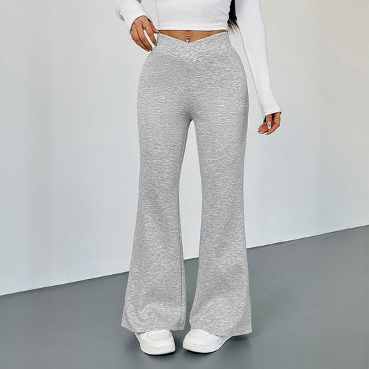 Women's Casual Daily Hot Girl Slim Fit Bootcut Trousers - D&A