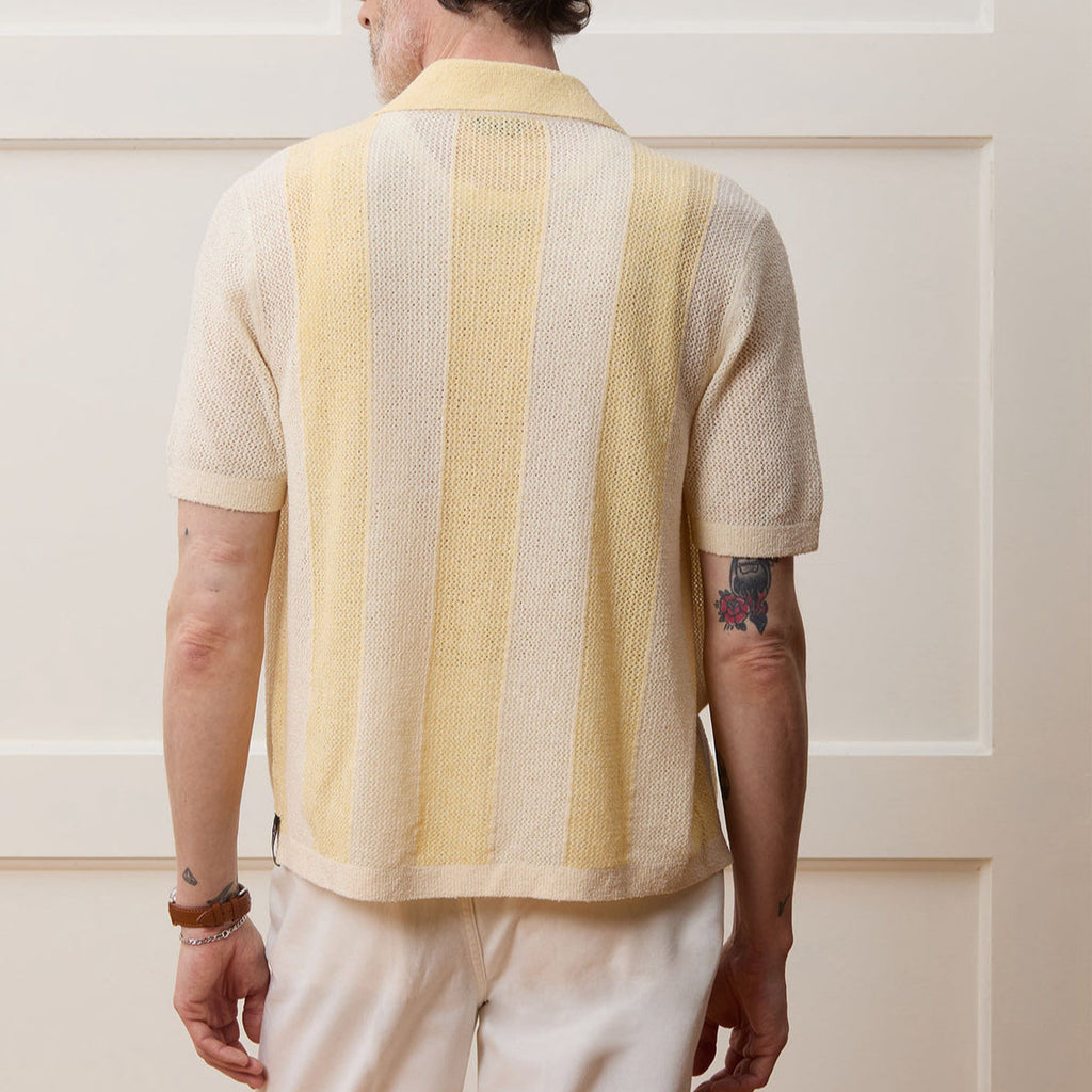 Hollow-out Short-sleeved Sweater Casual Polo Shirt - D&A
