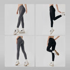 Hip Yoga Pants Women's Outer Wear With Three-dimensional Hip Cushion Composite High Waist Belly Contracting - D&A