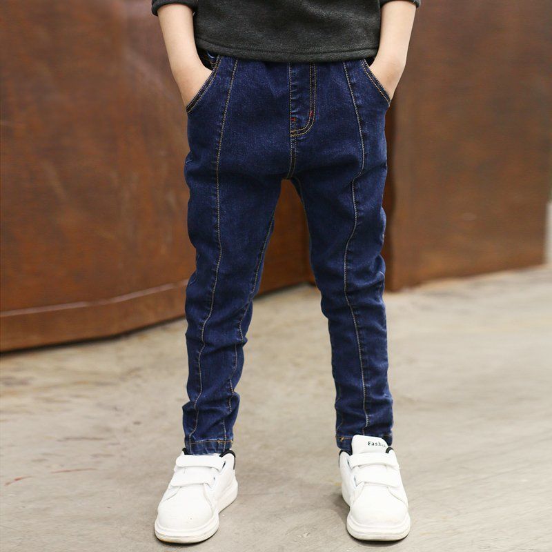 Boys Jeans Autumn And Winter New One-piece Velvet L - D&A
